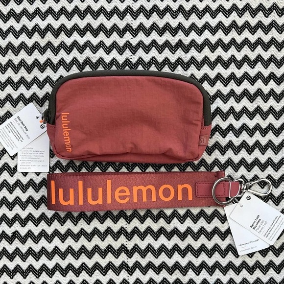 lululemon athletica Handbags - BUNDLE NWT Mini Belt Bag & Never Lost Keychain